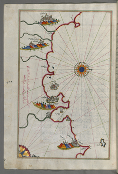 Image for Map of the Moroccan Coast From the City of Tetouan West