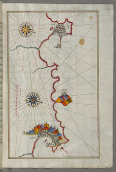 Image for Map of the Algerian Coast From Algiers to Bejaia