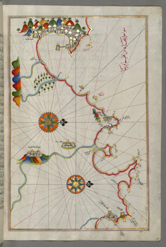 Image for Map of the Algerian Coast From the Port of Bejaia as Far as Annaba with the City of Constantine