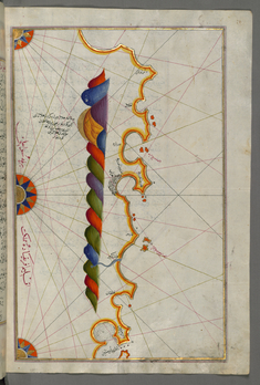 Image for Map of the Libyan Coast Towards the Egyptian Border