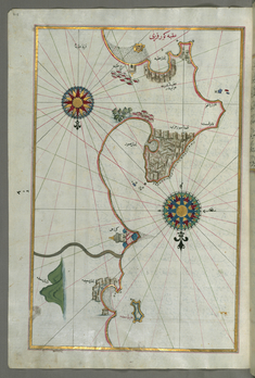 Image for Map of the Eastern Mediterranean Coast with the City of Tyre