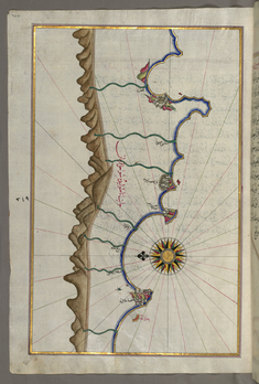 Image for Map of the Anatolian Coast as Far as Alanya