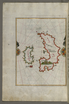 Image for Map of the the Island of Psara West of Chios