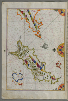Image for Map of the Island of Cos Off the Anatolian Coast