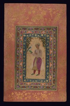 Image for Young Mughal Courtier with a Falcon