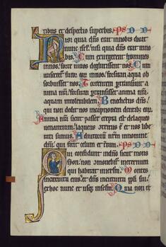 Image for Historiated Initial "Q" with an Apostle