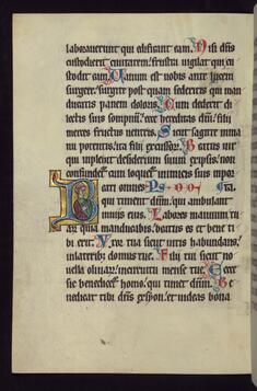 Image for Historiated Initial "B" with a Jewish Priest