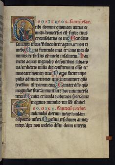 Image for Historiated Initial "C" with King David