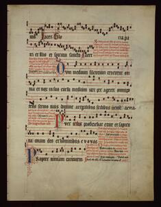 Image for Two Leaves from an Antiphonary
