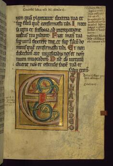 Image for Decorated initial "E"