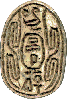 Image for Scarab with Cartouche of King Sheshi