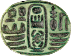 Image for Scarab with the Cartouche of Thutmosis III