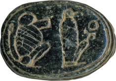 Image for Scarab with Two Different Images of Thoth