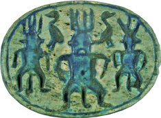 Image for Scarab with Bes and Geese