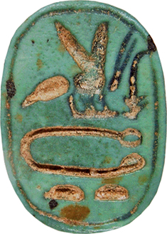 Image for Scarab with Royal Title and Name of Tjetet (?)