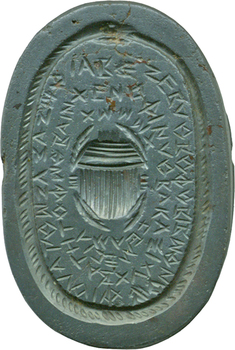Image for Intaglio with Pataikos, Isis, and Nephthys