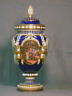 Image for Vase with Cover (Vase ferré)