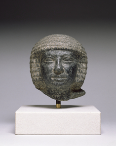 Image for Man's Head with Curled Wig