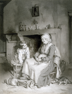 Image for Interior with Old Woman and Boy