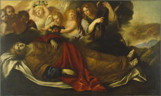 Image for The Martyred St. Catherine of Alexandria with Angels
