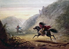 Image for Snake Indian Pursuing "Crow" Horse Thief
