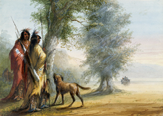 Image for Indians Watching a Canoe