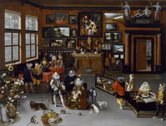 Image for The Archdukes Albert and Isabella Visiting the Collection of Pierre Roose