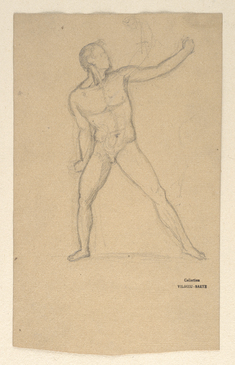 Image for Sketch after an Antique Statue of an Athlete