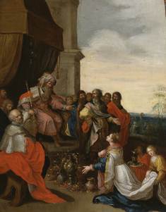 Image for King Solomon Receiving the Queen of Sheba