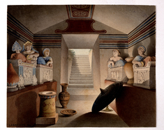 Image for View of an Etruscan Tomb