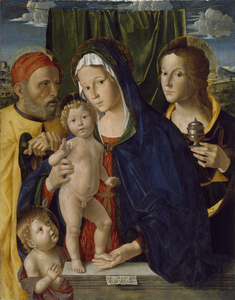 Image for The Holy Family with St. John the Baptist and St. Mary Magdalen
