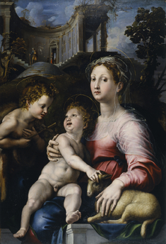 Image for The Madonna and Child with Saint John the Baptist