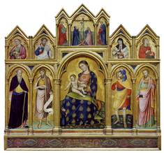 Image for Madonna and Child, the Crucifixion, and Saints