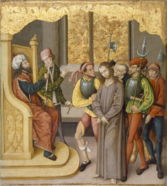 Image for Altarpiece with the Passion of Christ: Christ before High Priest