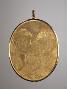 Image for Medallion of the Elector Frederick V of the Rhine Palatinate and His Wife and Son