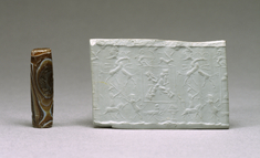 Image for Cylinder Seal with Heroes, Hunters, and Animals