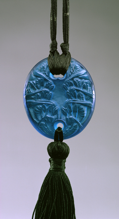 Image for Blue Oval Pendant with Wasps