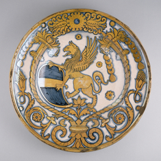 Image for Dish with Coat of Arms of Bishop Baglioni