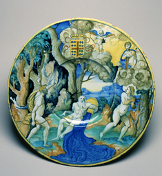 Image for Plate with Apollo and Daphne