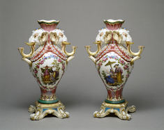 Image for Pair of Vases (Vases à tête d'éléphant)