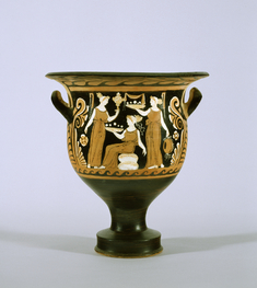 Image for Bell Krater with Three Women and Three Youths