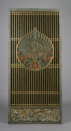 Image for Temple Door with Peacocks