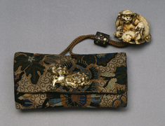 Image for Tobacco Pouch with "Shishi" Lions