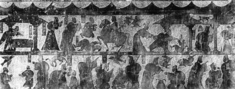 Image for Copy of a 2nd-century Han Tomb Relief with Narrative Scenes