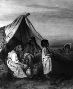 Image for Gypsy Family before a Tent