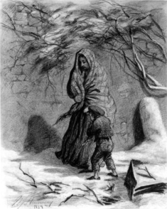 Image for Woman and Boy in the Snow