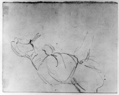 Image for Sketch of head and torso of man in armor