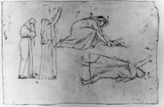 Image for Four studies of figures (a)