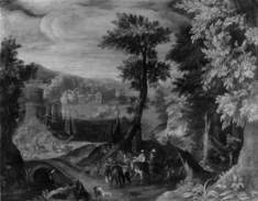 Image for Landscape with Harbor View and Figures