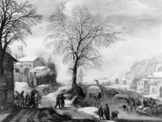 Image for Winter Scene with Skaters